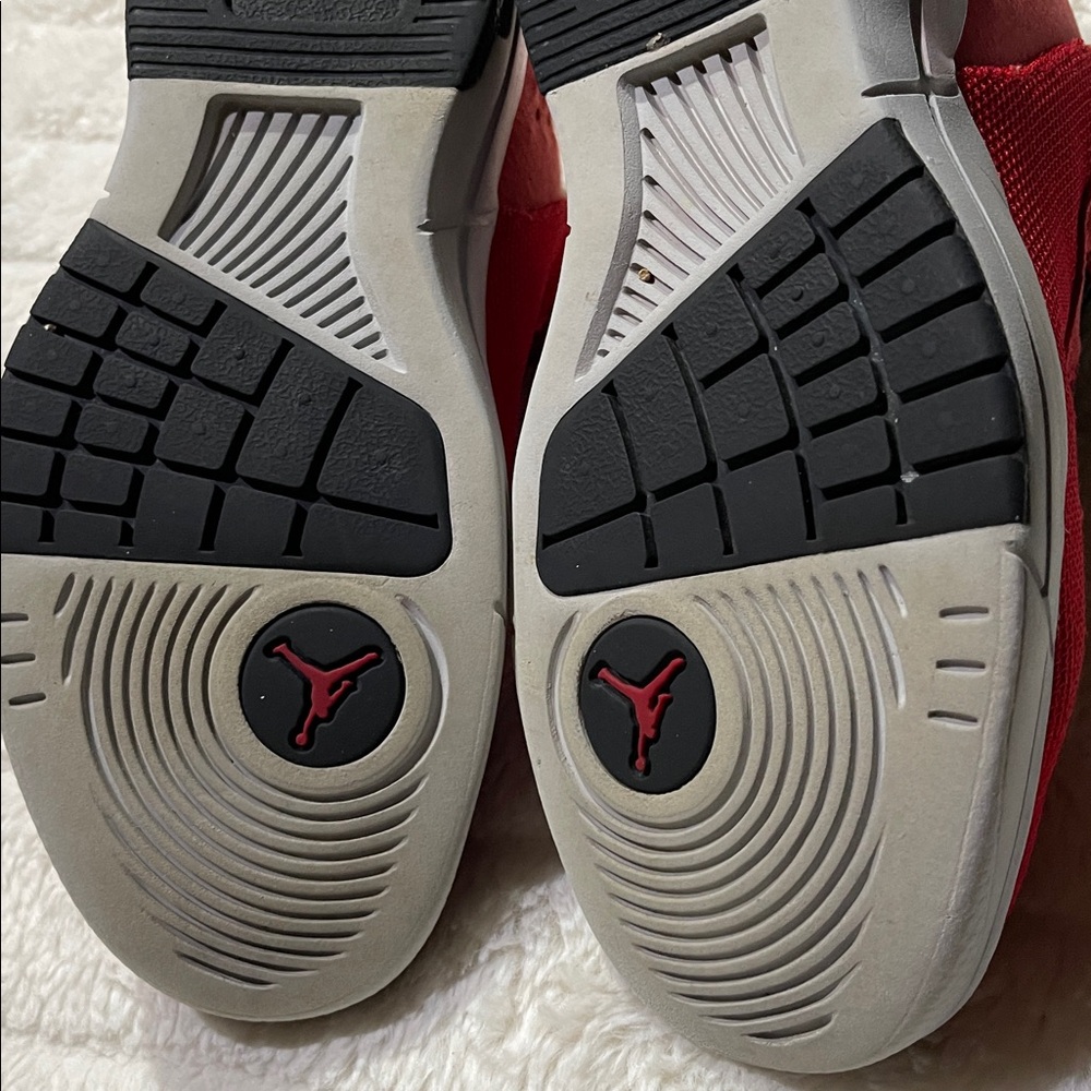 Jordan Academy GS Red Athletic Shoes - Picture 9 of 11